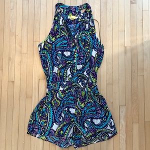 Alice + Trixie paisley romper - medium